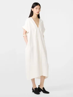 Best Studio Nicholson Cley Linen Dress Parchment