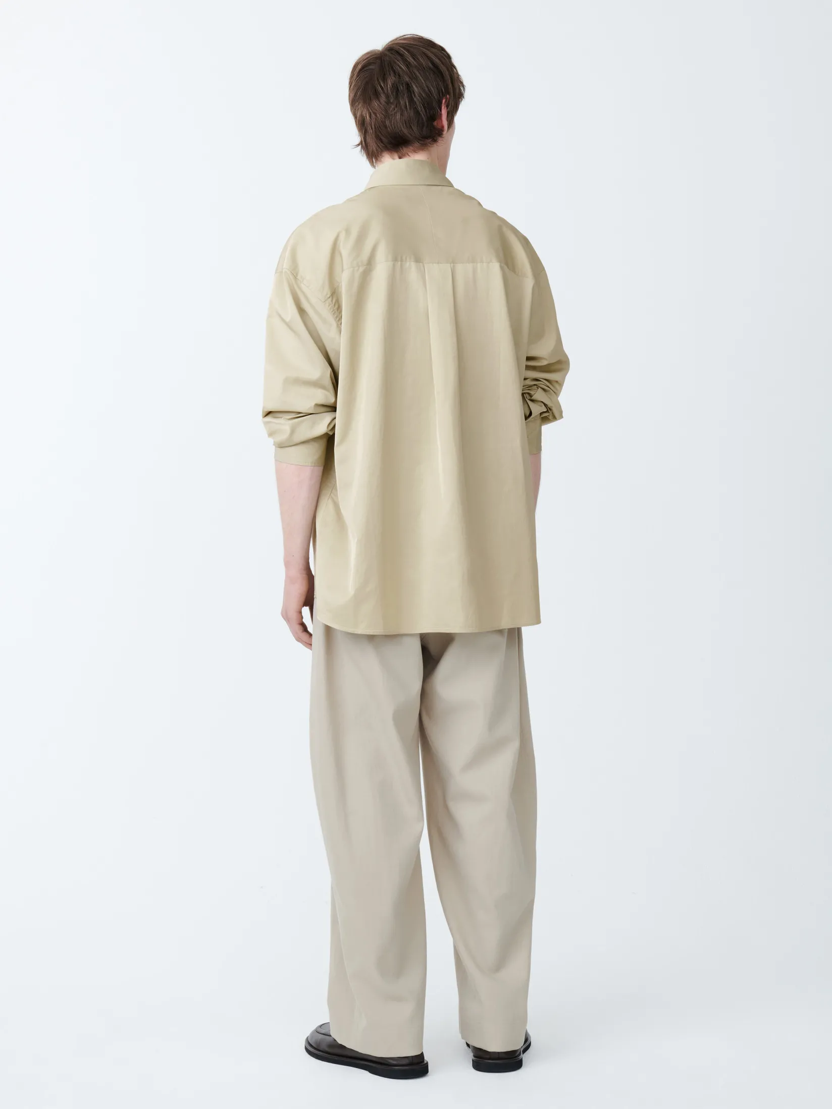 Outlet Studio Nicholson Cloud Shirt Dark Stone