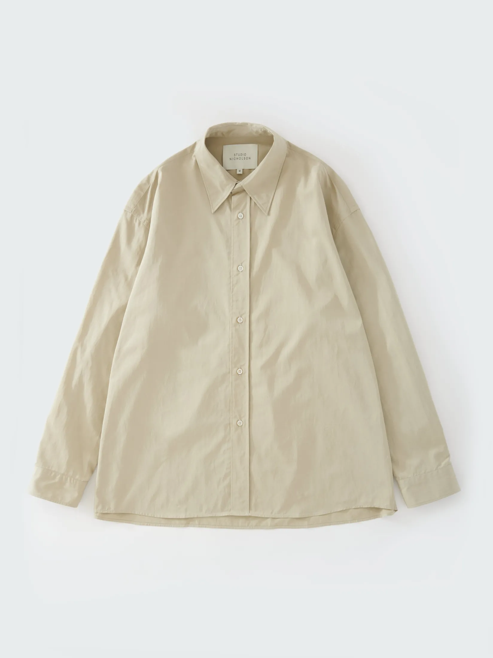 Outlet Studio Nicholson Cloud Shirt Dark Stone