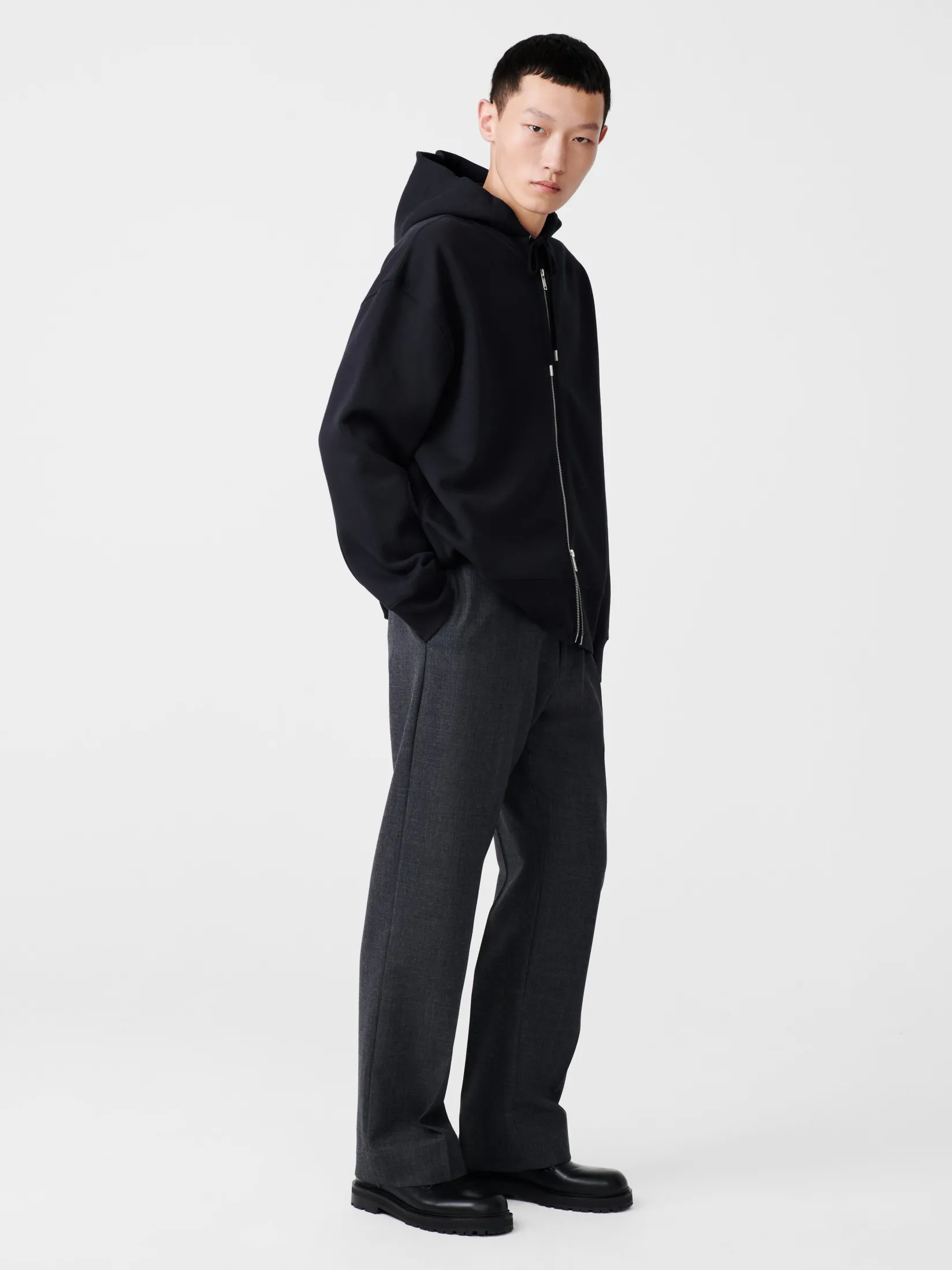 New Studio Nicholson Cova Jersey Darkest Navy