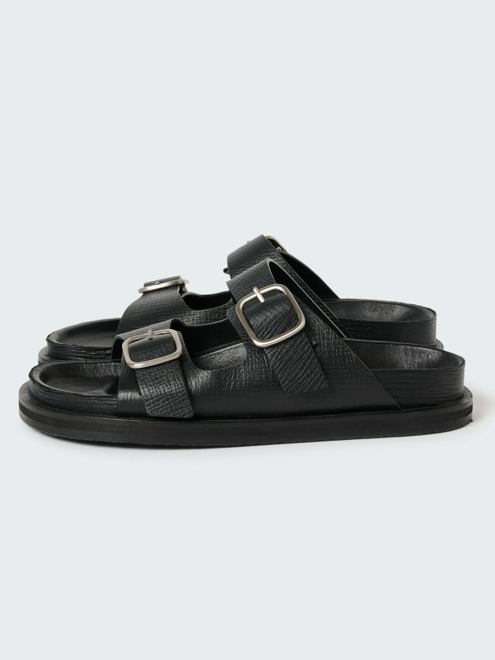 Hot Studio Nicholson Denver Leather Sandal Black