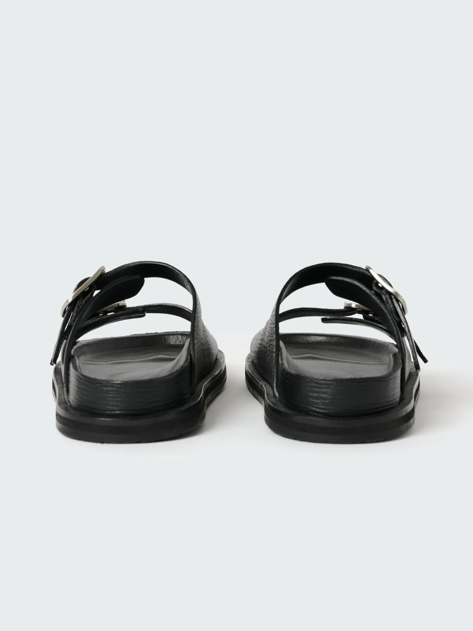 Hot Studio Nicholson Denver Leather Sandal Black