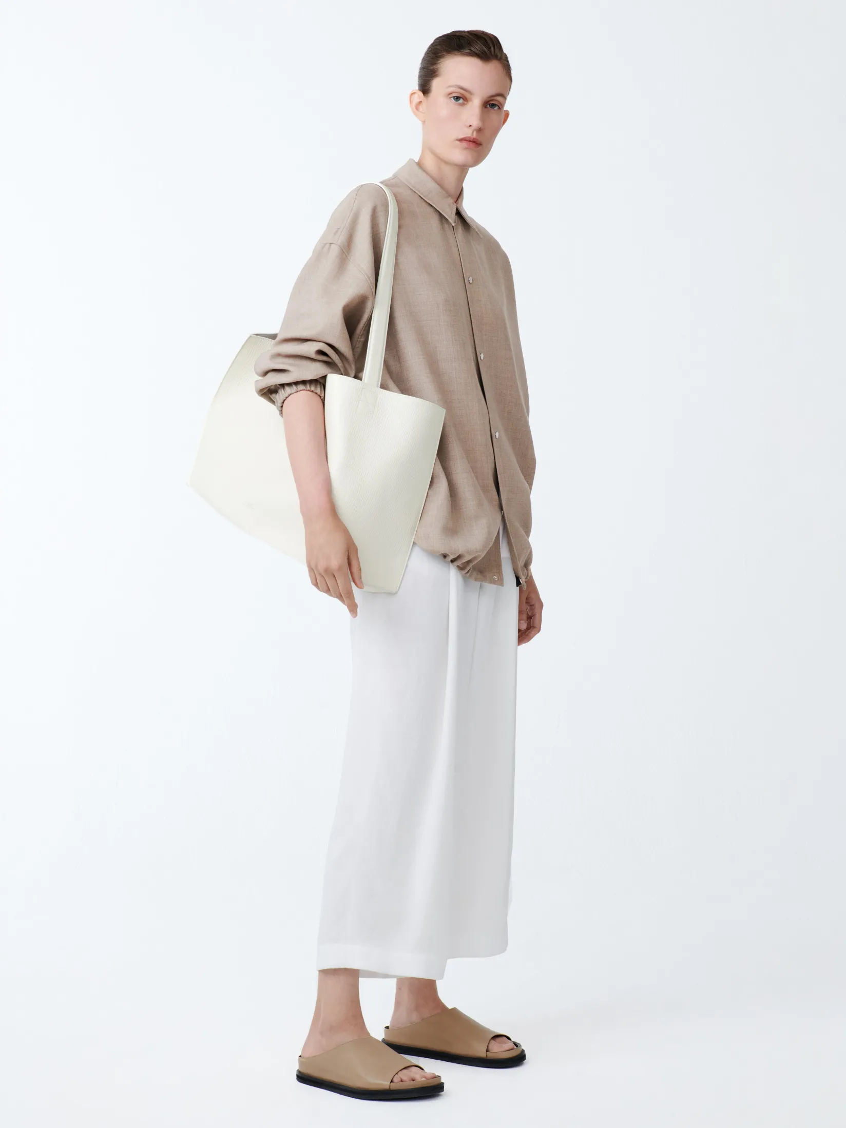 Hot Studio Nicholson Dordoni Fluid Pant Parchment