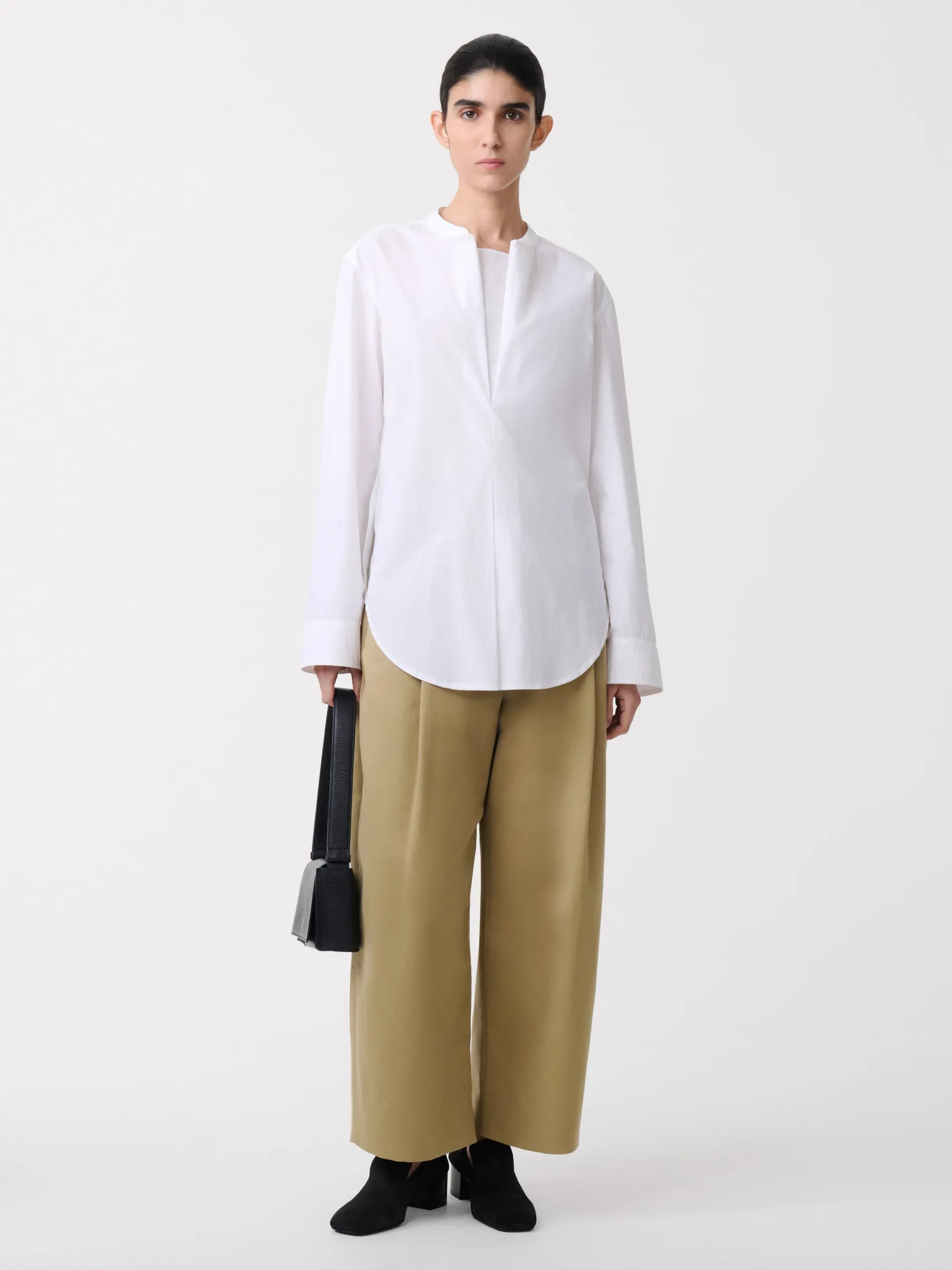 Discount Studio Nicholson Dordoni Volume Pant Tan
