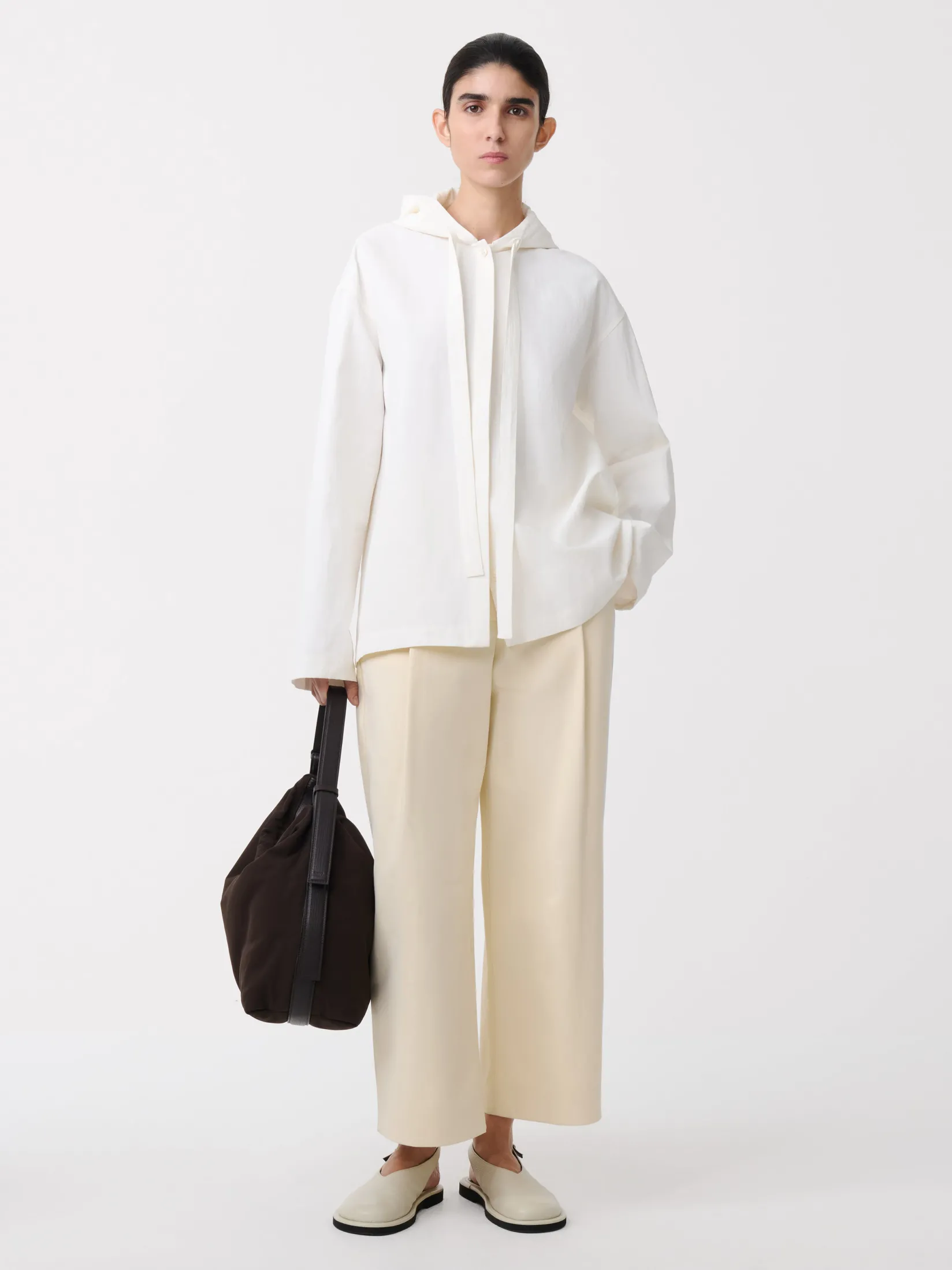 Clearance Studio Nicholson Dordoni Volume Pant Cream