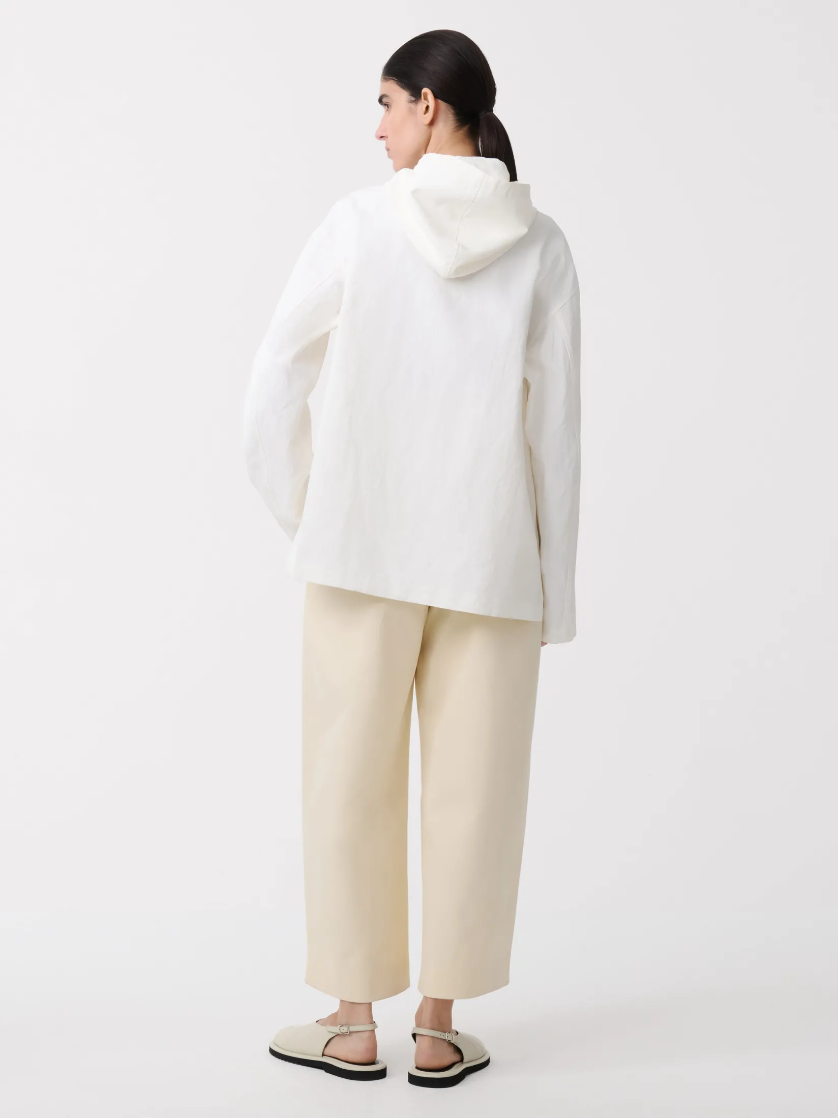 Clearance Studio Nicholson Dordoni Volume Pant Cream