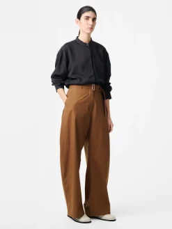 New Studio Nicholson Doring Cotton Pant Almond