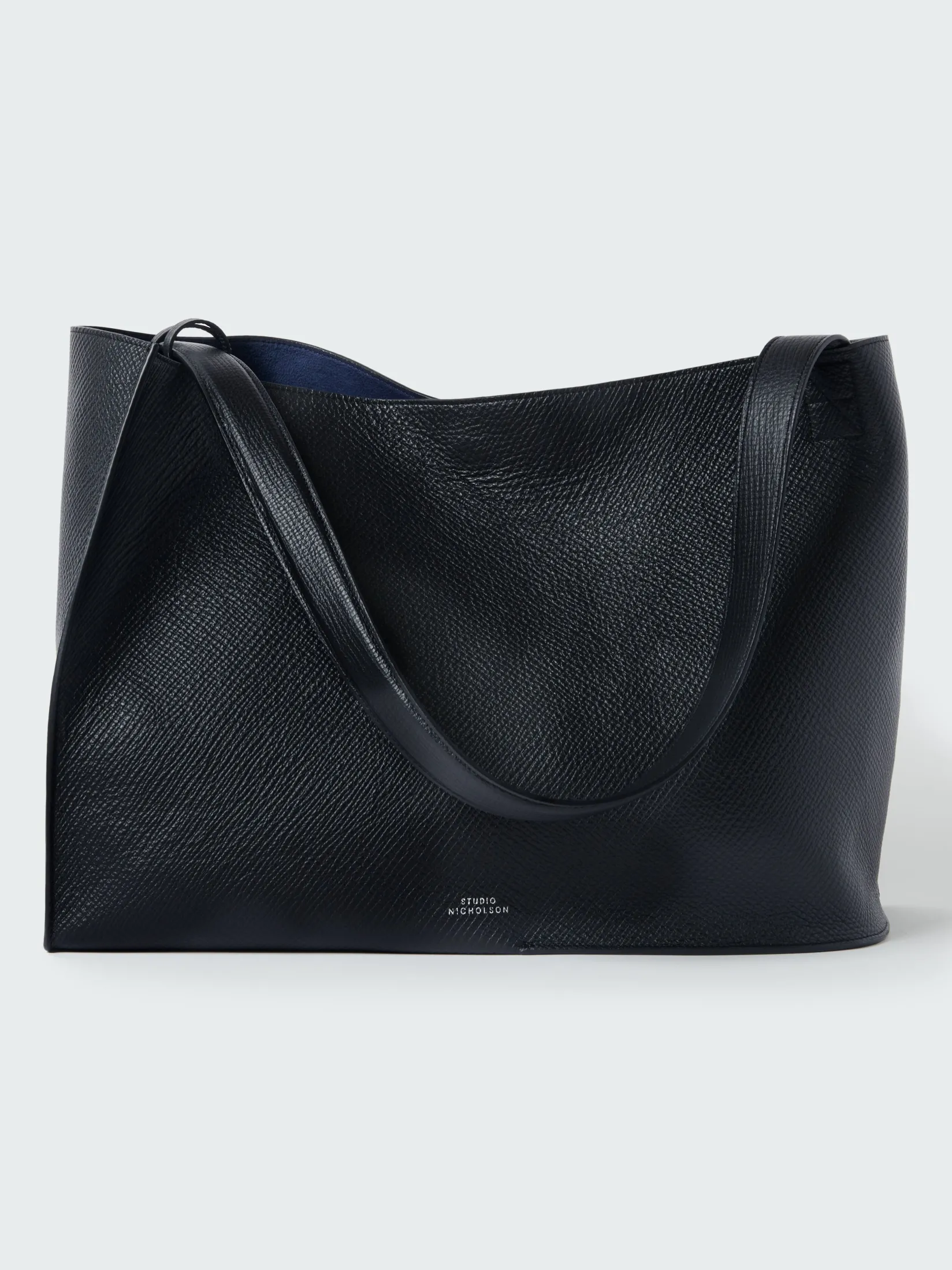 Fashion Studio Nicholson Doublet Leather Bag Black