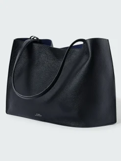 Fashion Studio Nicholson Doublet Leather Bag Black