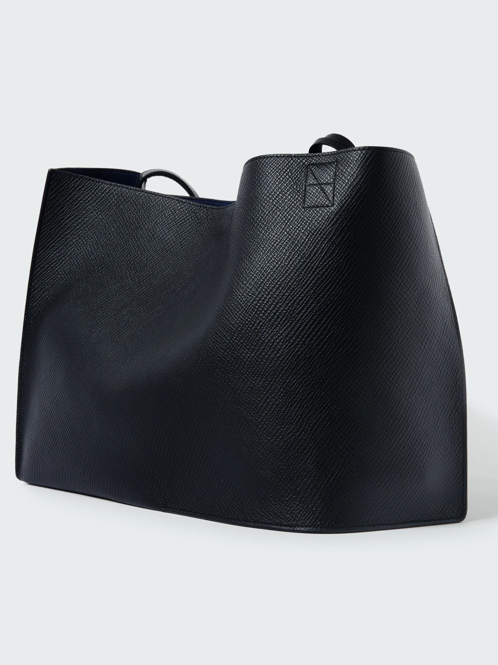 Fashion Studio Nicholson Doublet Leather Bag Black