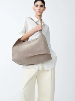 Hot Studio Nicholson Doublet Suede Bag Clay