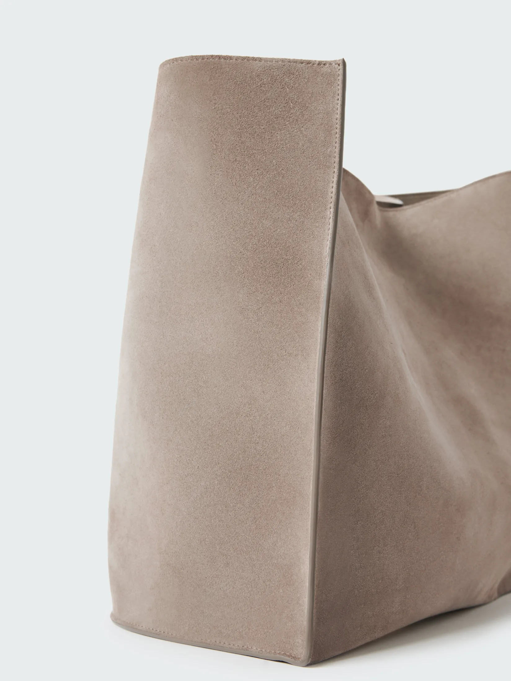 Hot Studio Nicholson Doublet Suede Bag Clay