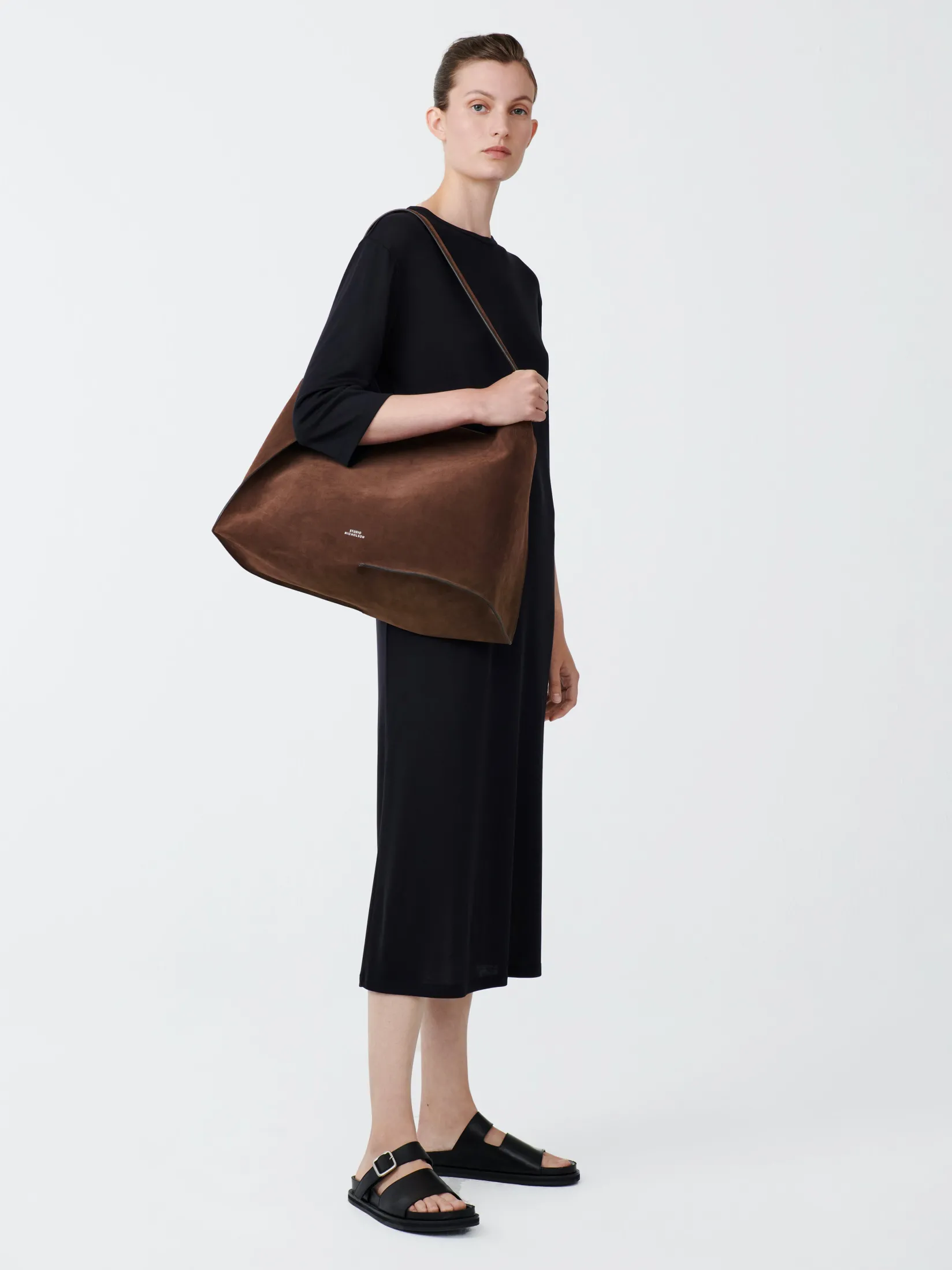 Best Studio Nicholson Doublet Suede Bag Cocoa