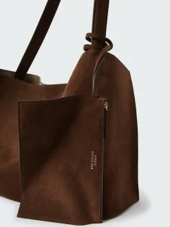 Best Studio Nicholson Doublet Suede Bag Cocoa
