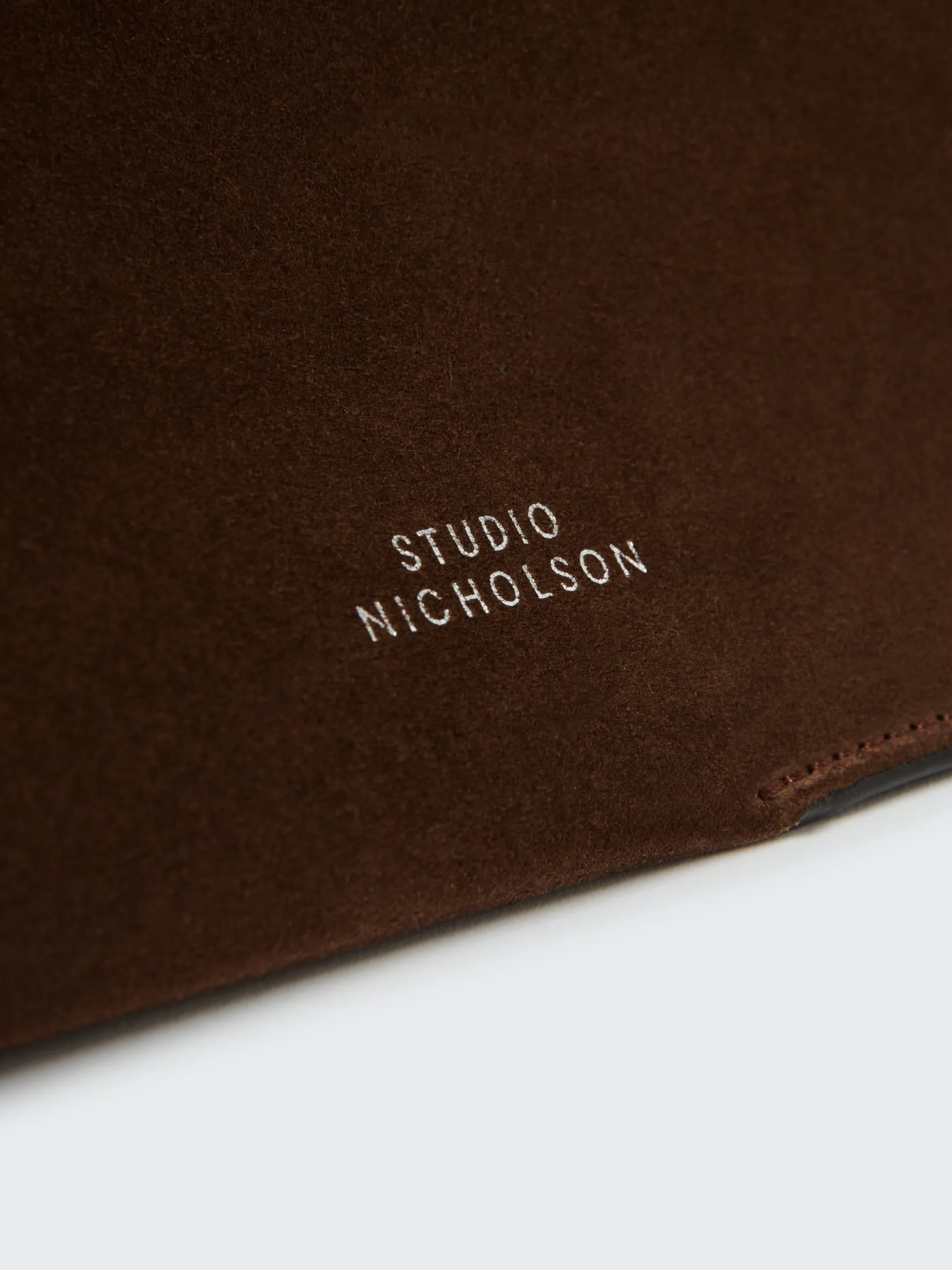 Best Studio Nicholson Doublet Suede Bag Cocoa