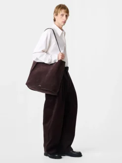 Best Studio Nicholson Doublet Type 2 Suede Bag Conker