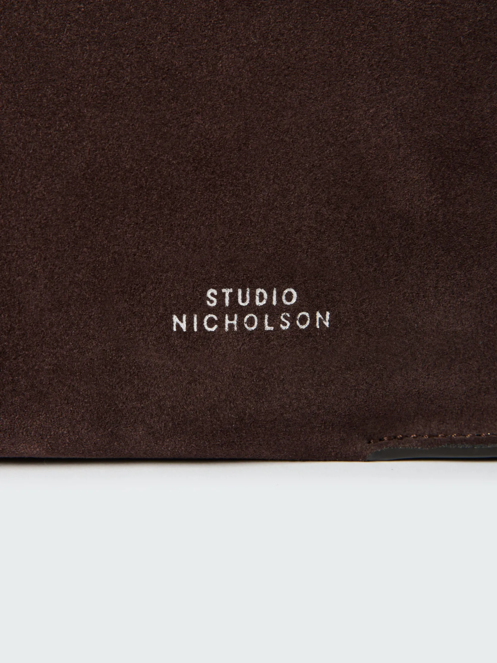 Best Studio Nicholson Doublet Type 2 Suede Bag Conker