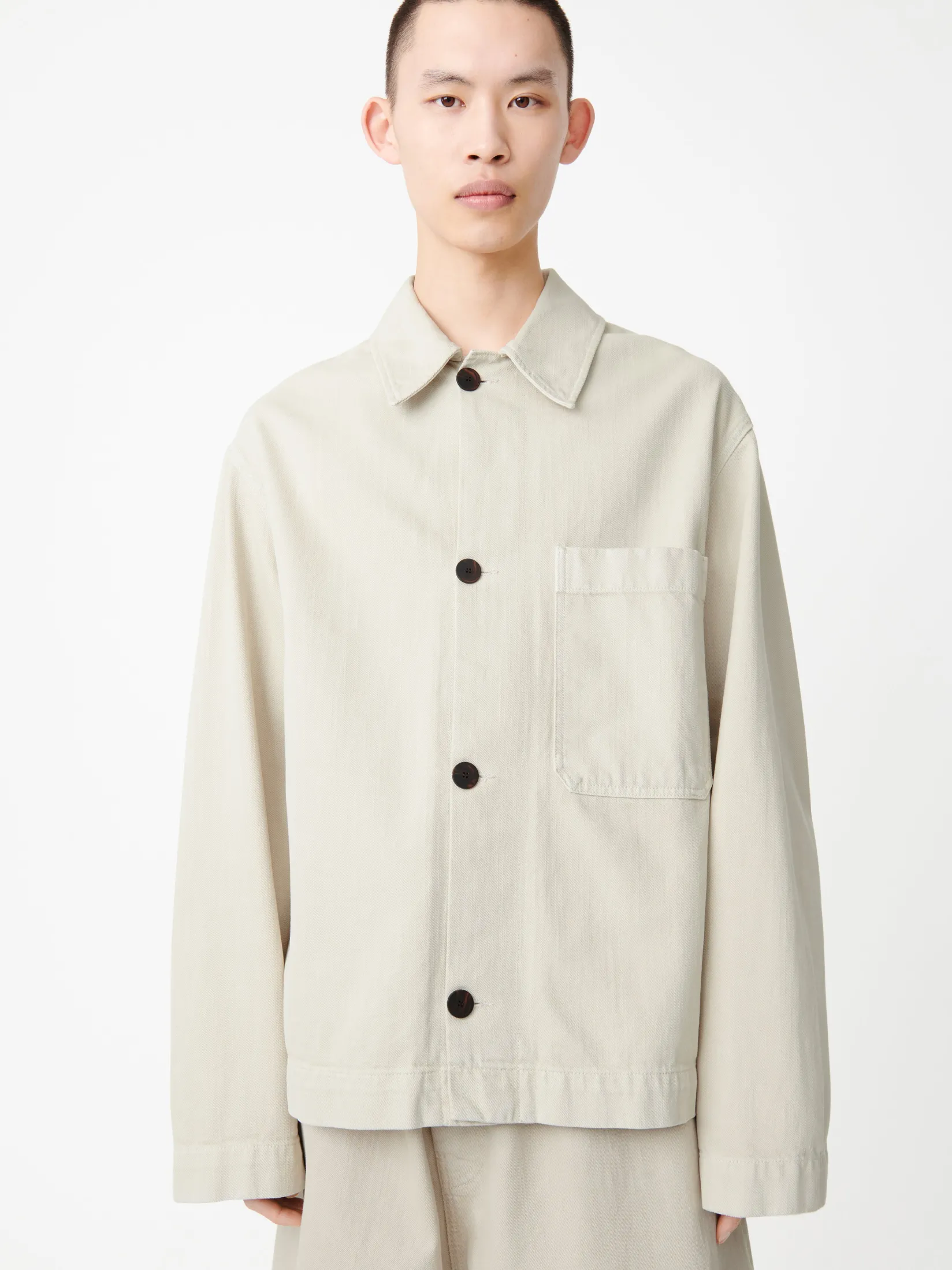 Clearance Studio Nicholson Ease Denim Jacket Dove