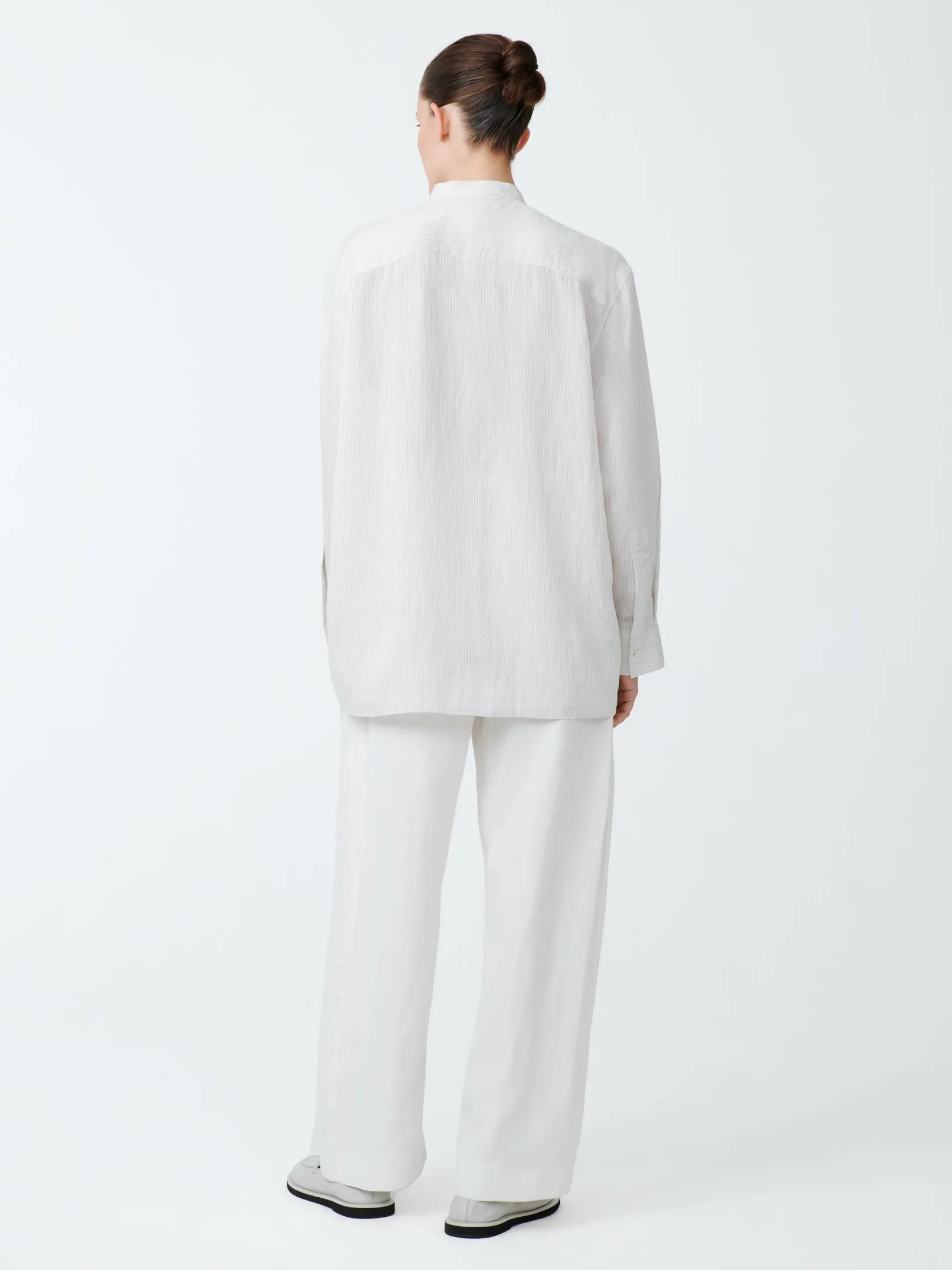 Hot Studio Nicholson Faber Shirt Black / White Stripe