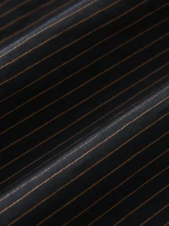 Online Studio Nicholson Faber Stripe Shirt Darkest Navy / Almond