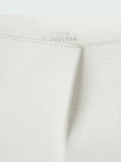 Hot Studio Nicholson Fortuna Leather Bag Parchment