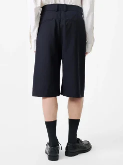 New Studio Nicholson Fowld Short Darkest Navy