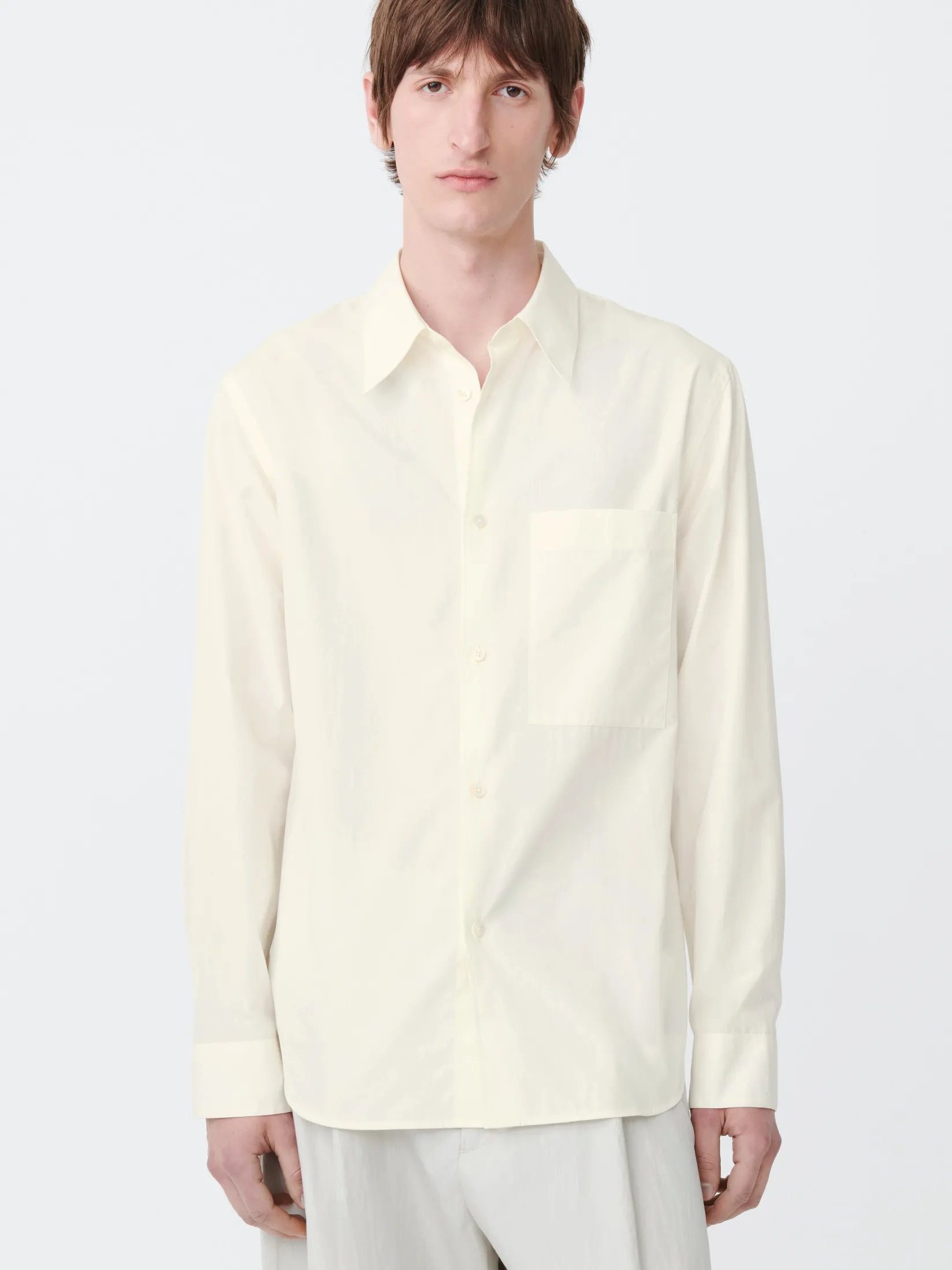 Sale Studio Nicholson Foxe Shirt Parchment