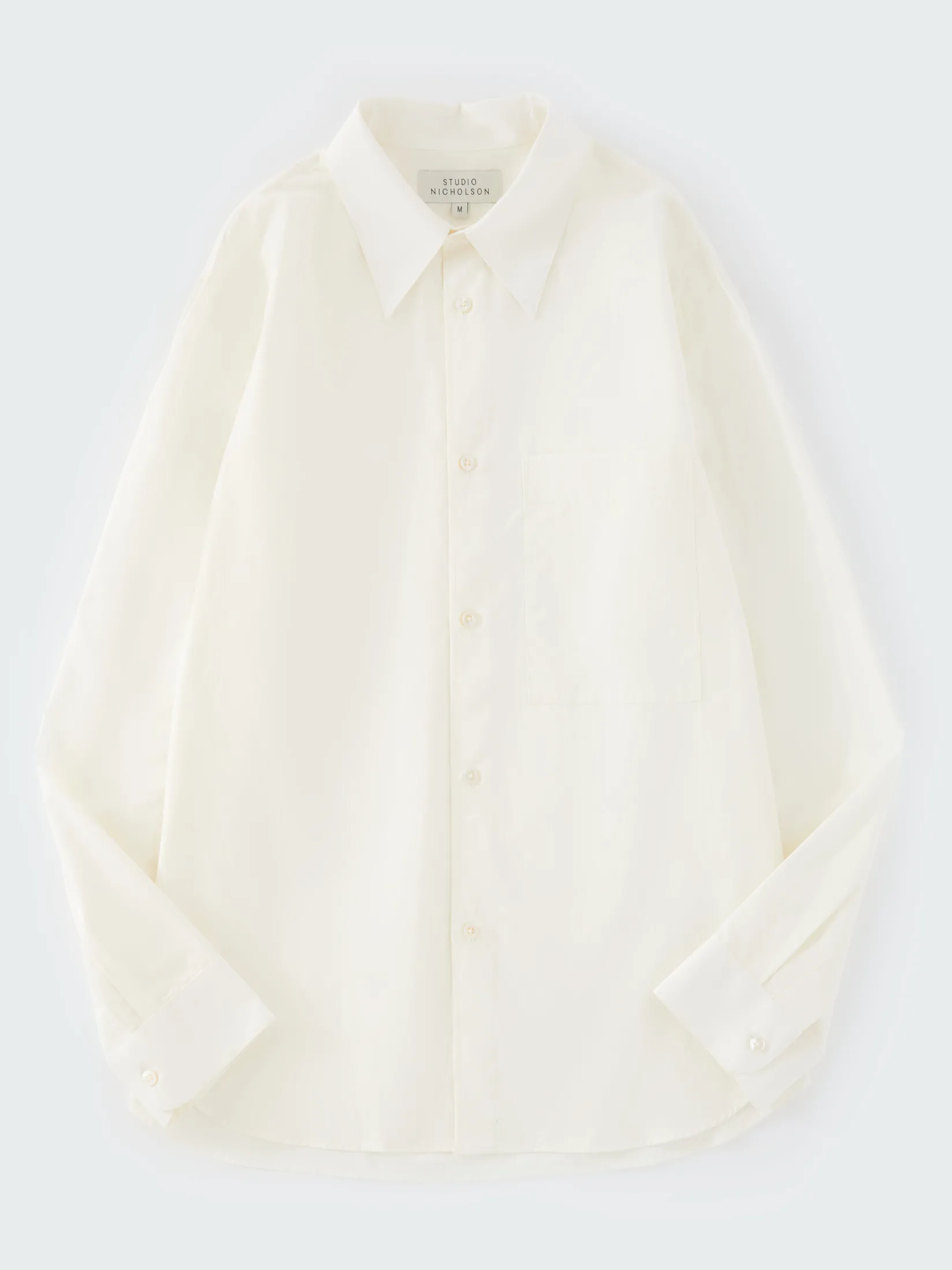 Sale Studio Nicholson Foxe Shirt Parchment
