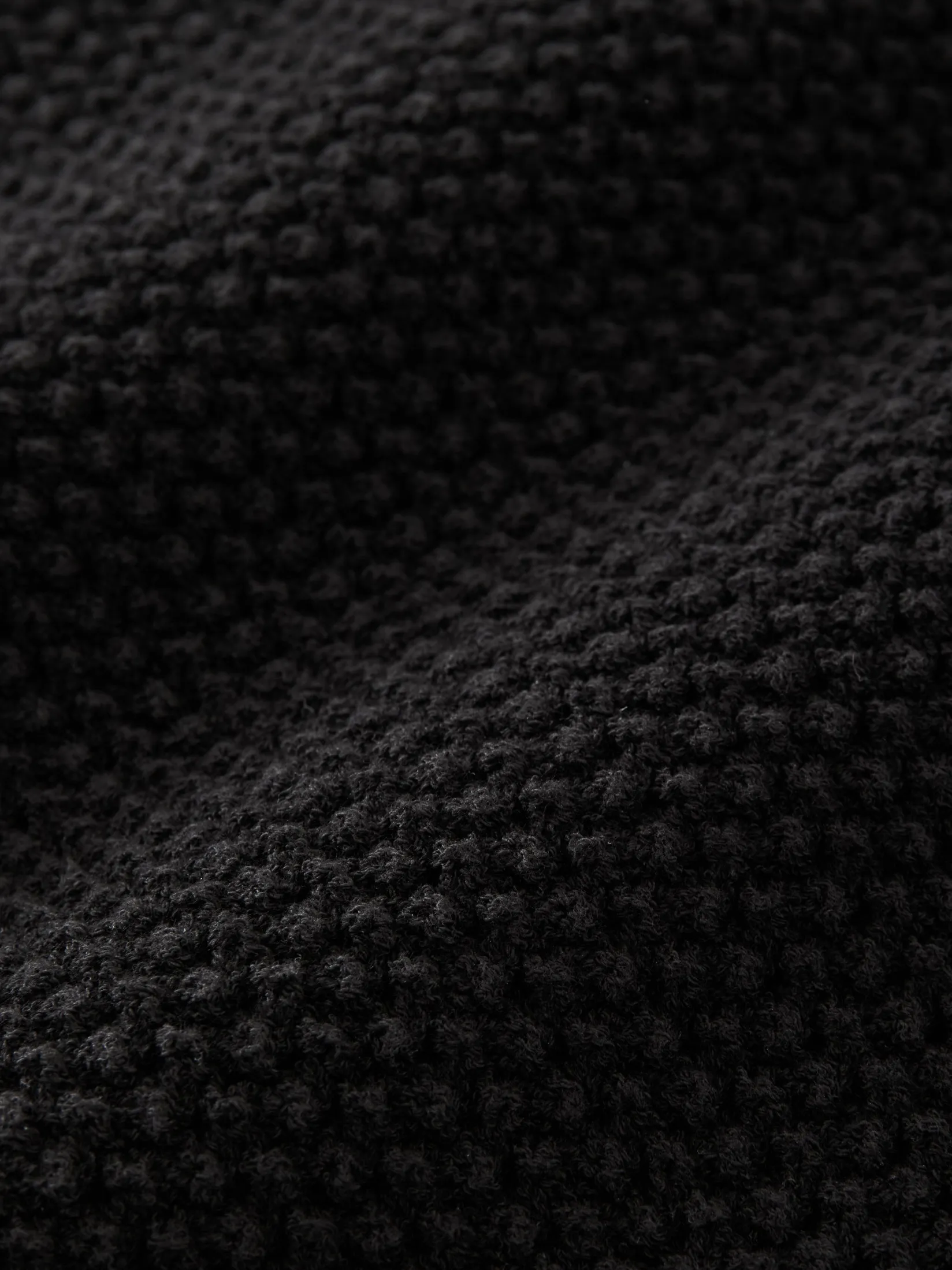 New Studio Nicholson Fray Knit Black