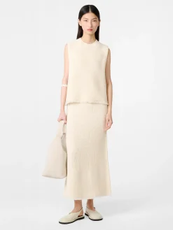 Outlet Studio Nicholson Fray Knit Cream
