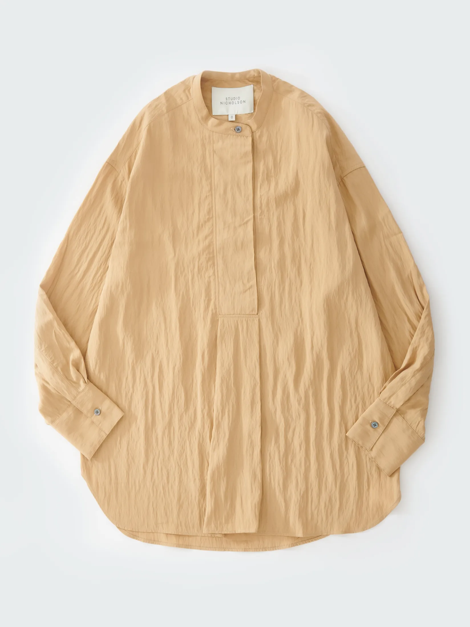 Discount Studio Nicholson Frink Viscose Shirt Sand