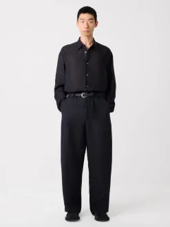 Sale Studio Nicholson Fume Pant Darkest Navy