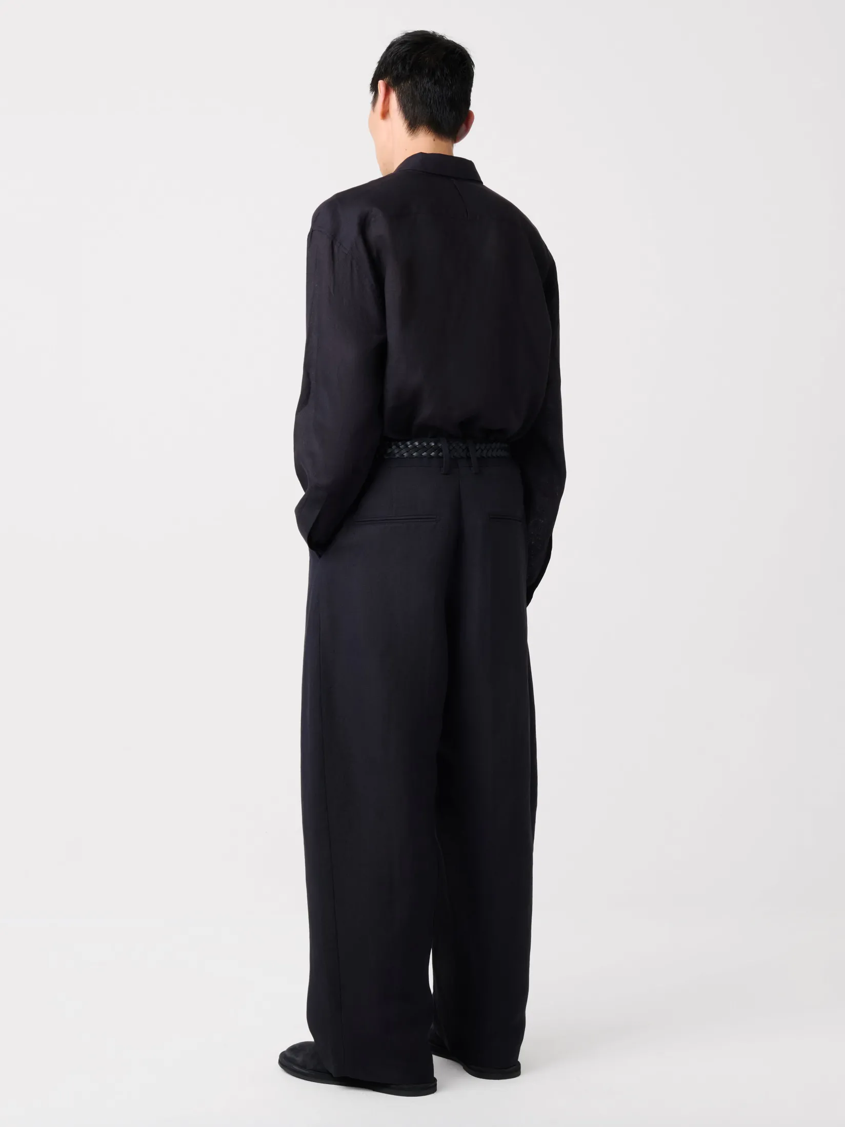 Sale Studio Nicholson Fume Pant Darkest Navy