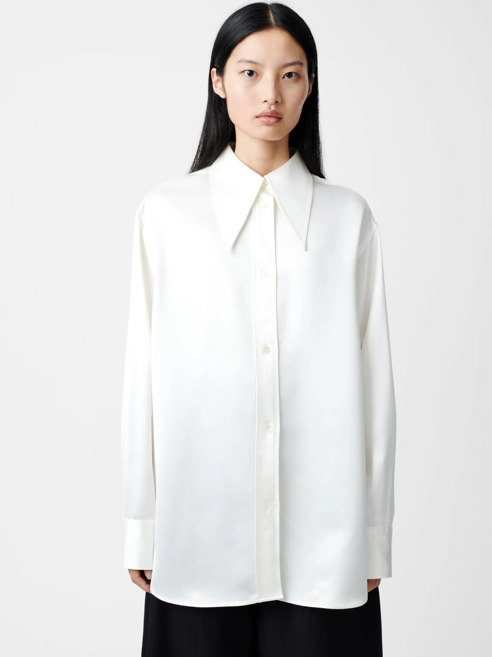Outlet Studio Nicholson Gable Shirt Parchment