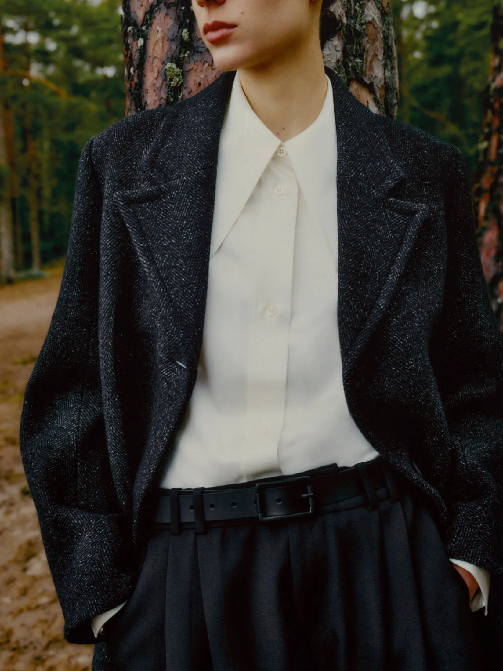 Outlet Studio Nicholson Gable Shirt Parchment