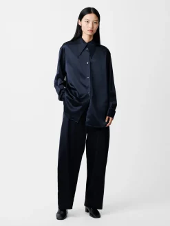 Sale Studio Nicholson Gable Shirt Black Ink