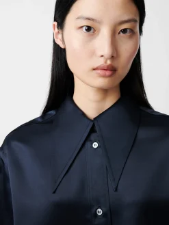 Sale Studio Nicholson Gable Shirt Black Ink