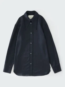 Sale Studio Nicholson Gable Shirt Black Ink