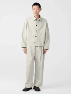 New Studio Nicholson Graph Denim Jacket Bone Grey