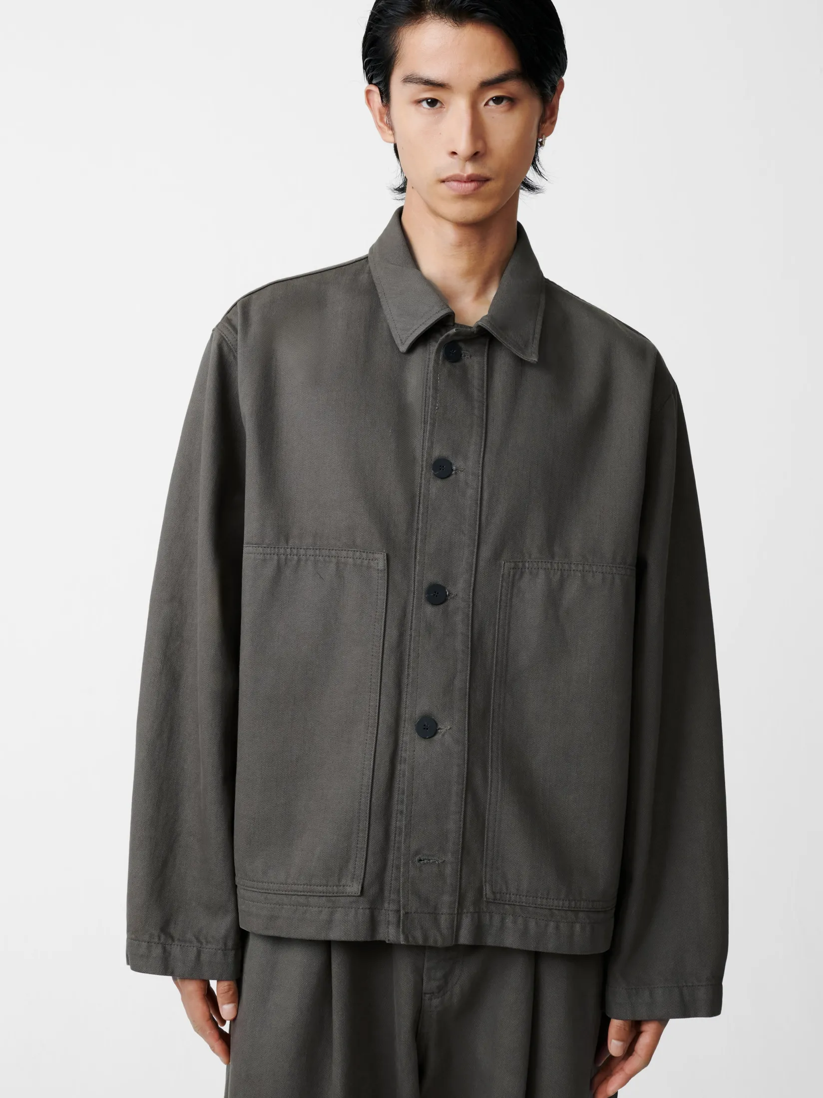 Sale Studio Nicholson Graph Jacket Tarmac Grey