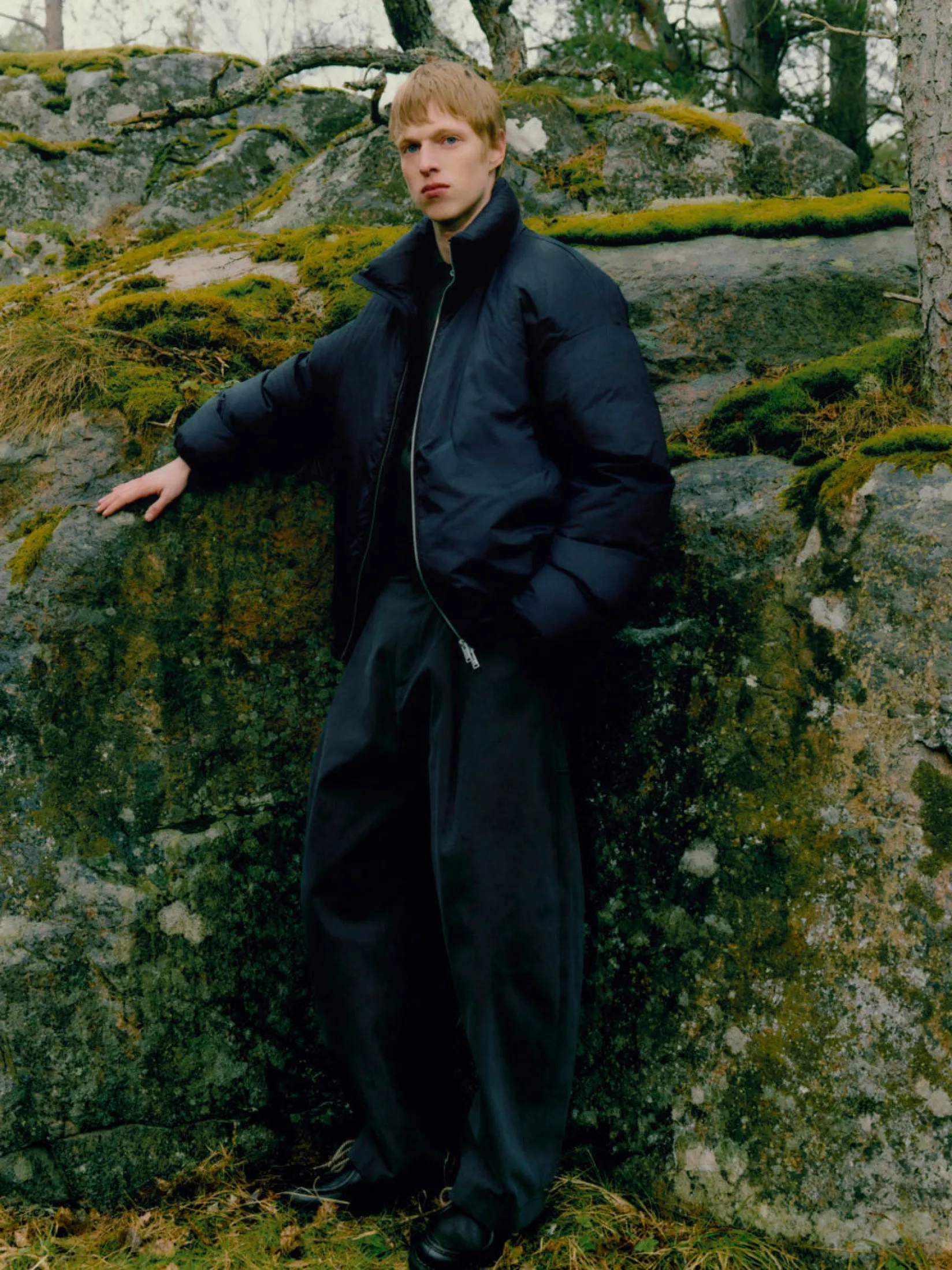 Discount Studio Nicholson Guild Pant Dark Fir