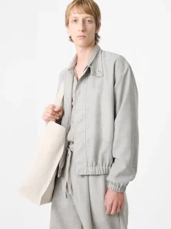 Clearance Studio Nicholson Harle Tropical Wool Jacket Ice Melange