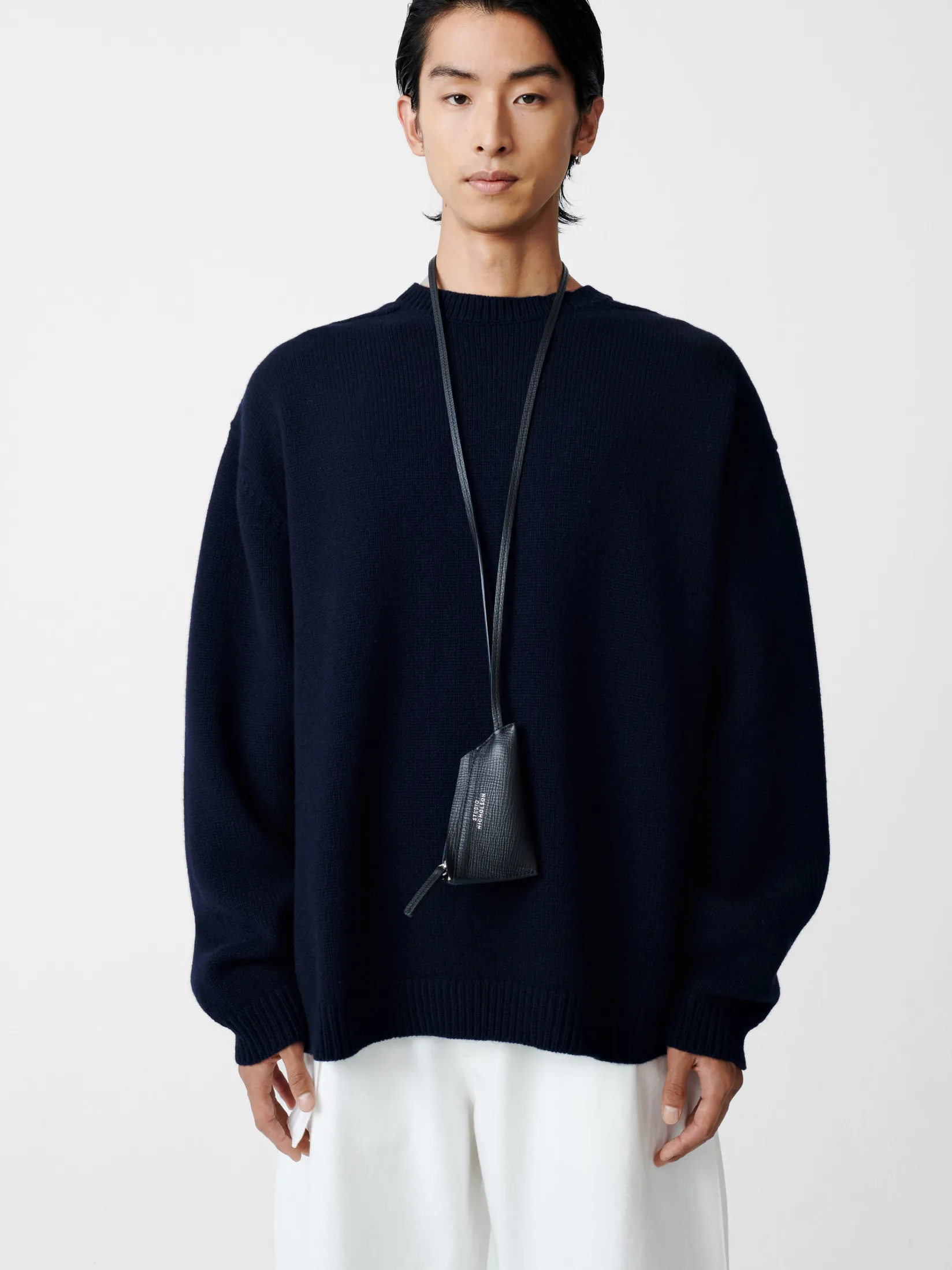 Hot Studio Nicholson Hemyl Knit Darkest Navy