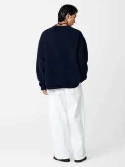 Hot Studio Nicholson Hemyl Knit Darkest Navy