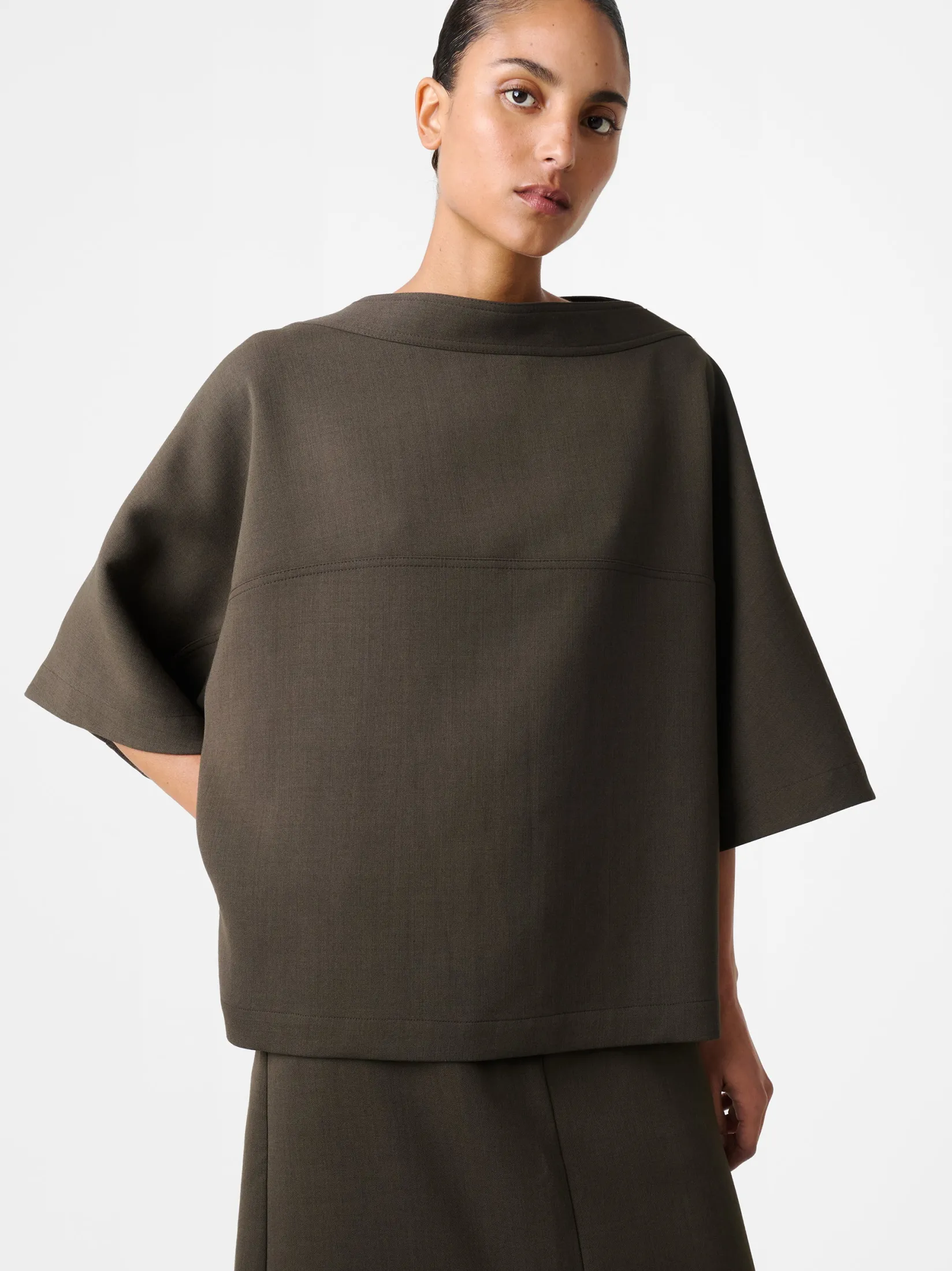 Clearance Studio Nicholson Hesse Top Moss