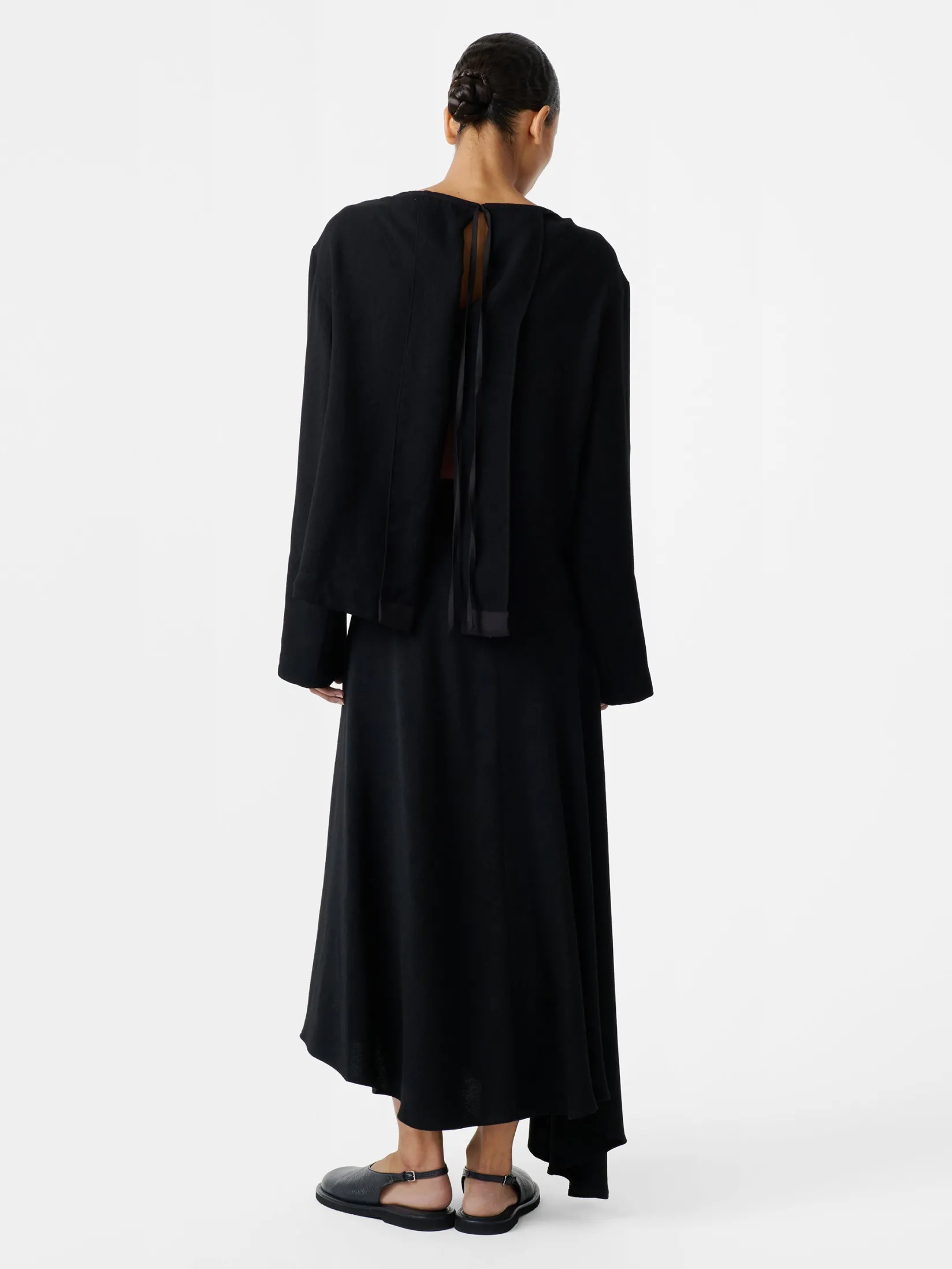 Clearance Studio Nicholson Hirta Skirt Black