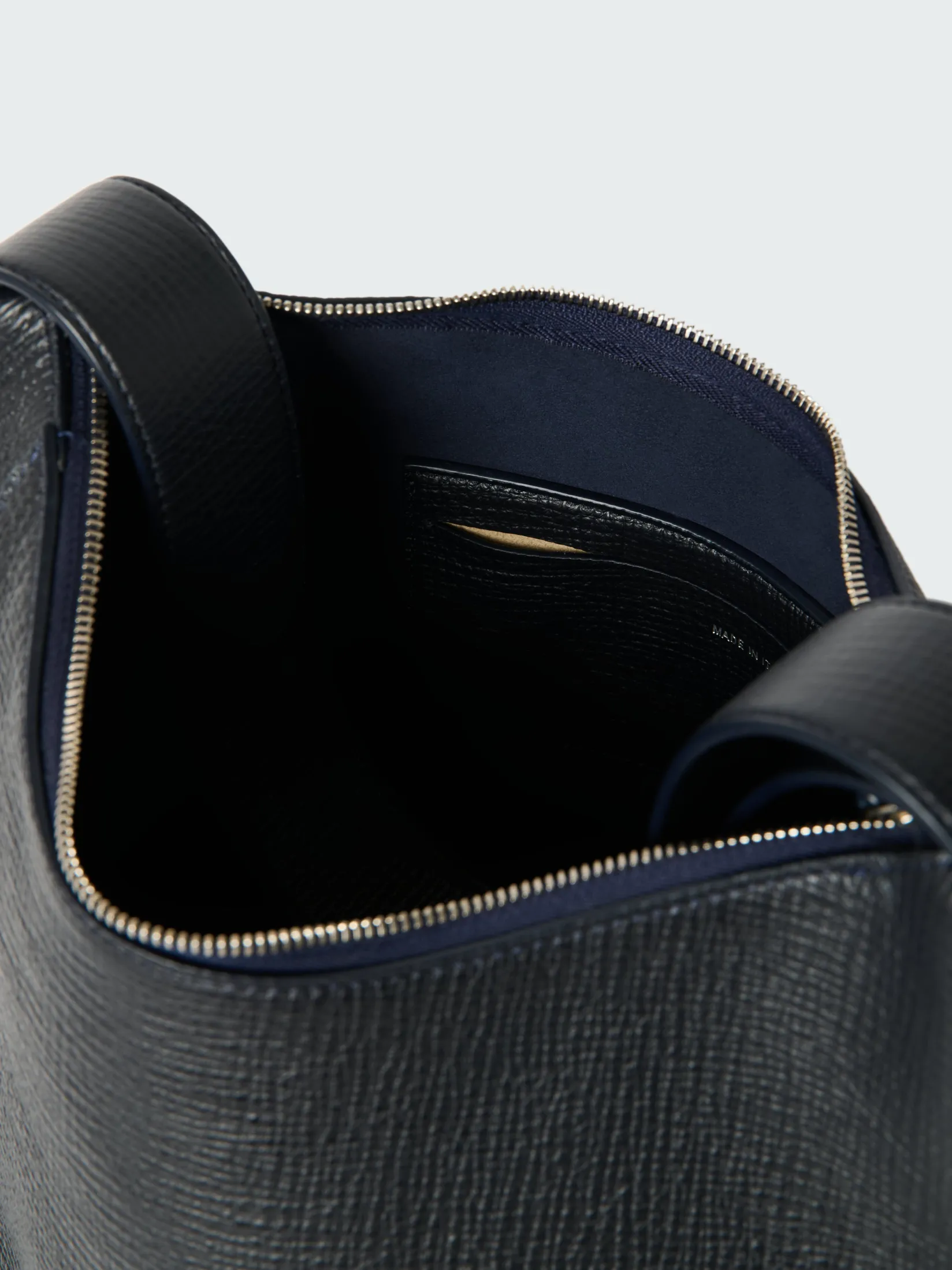 Best Studio Nicholson Hobo Type 1 Leather Bag Darkest Navy