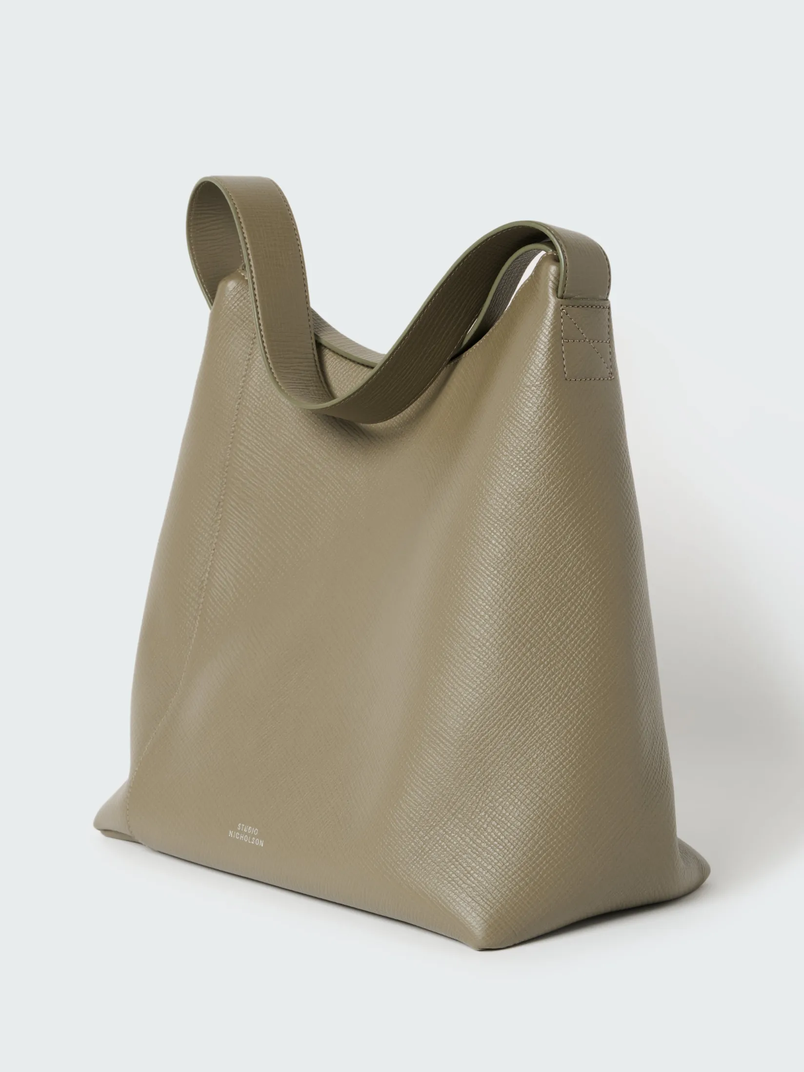 Best Studio Nicholson Hobo Type 1 Leather Bag Elephant