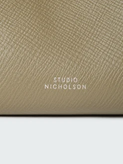 Best Studio Nicholson Hobo Type 1 Leather Bag Elephant