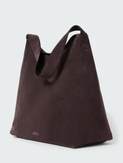 Discount Studio Nicholson Hobo Type 1 Suede Bag Conker